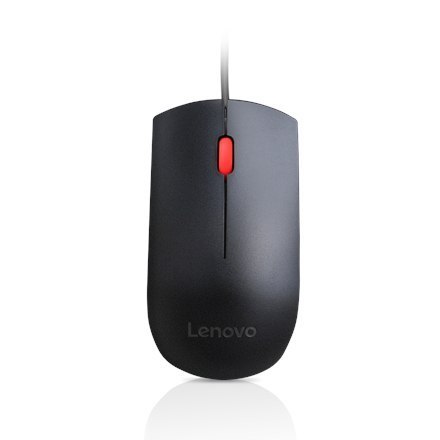 Mysz przewodowa Lenovo Essential USB, 1600 DPI, 1,8 m, 3 przyciski, czarna Lenovo | Mysz Essential USB | Czujnik optyczny | Prze Mysz przewodowa Lenovo Essential USB, 1600 DPI, 1,8 m, 3 przyciski, czarna Lenovo | Mysz Essential USB | Czujnik optyczny | Prze