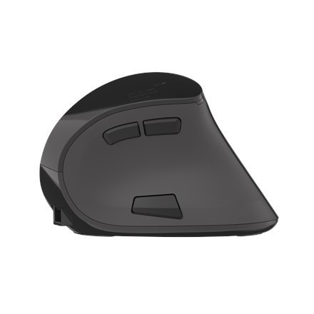 Natec | Vertical Mouse | Euphonie | Wireless | Bluetooth/USB Nano Receiver | Black