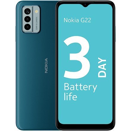 Nokia | G22 TA-1528 | Blue | 6.5 " | IPS LCD | 720 x 1600 | Unisoc | T606 (12 nm) | Internal RAM 4 GB | 64 GB | microSDXC | Dual Nokia | G22 TA-1528 | Blue | 6.5 " | IPS LCD | 720 x 1600 | Unisoc | T606 (12 nm) | Internal RAM 4 GB | 64 GB | microSDXC | Dual