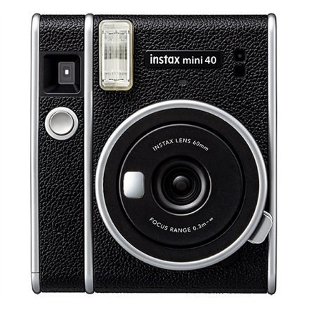 Nowa Oryginalna Kamera FujiFilm | Czarny | Instax Mini 40 - Model MP x 800. Stwórz niezapomniane chwile i wyraź je w klasycznym Nowa Oryginalna Kamera FujiFilm | Czarny | Instax Mini 40 - Model MP x 800. Stwórz niezapomniane chwile i wyraź je w klasycznym