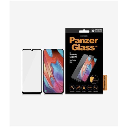 Ochraniacz ekranu PanzerGlass | Szkło hartowane | Samsung Galaxy A41 | Czarny / Transparentny | Technologia antybakteryjna, odpo Ochraniacz ekranu PanzerGlass | Szkło hartowane | Samsung Galaxy A41 | Czarny / Transparentny | Technologia antybakteryjna, odpo
