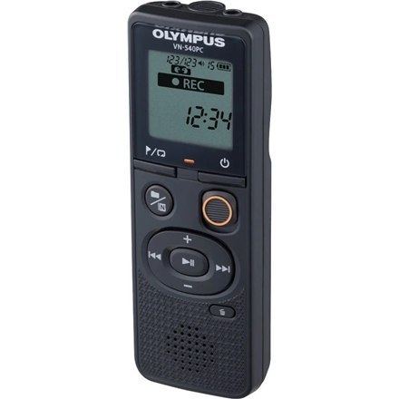 Olympus | Cyfrowy dyktafon (OM Branded) | VN-540PC | Czarny | Wyświetlacz segmentowy 1.39' | WMA Olympus | Cyfrowy dyktafon (OM Branded) | VN-540PC | Czarny | Wyświetlacz segmentowy 1.39' | WMA