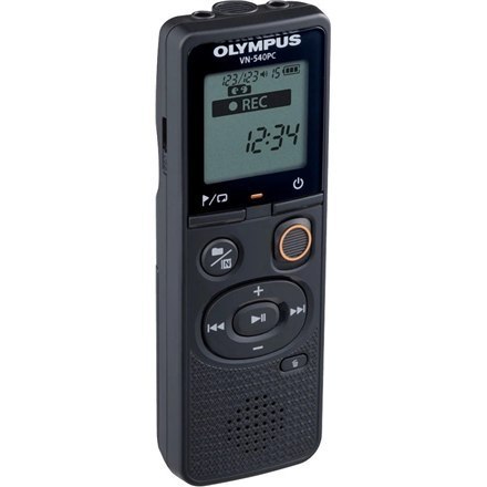 Olympus | Cyfrowy dyktafon (OM Branded) | VN-540PC | Czarny | Wyświetlacz segmentowy 1.39' | WMA Olympus | Cyfrowy dyktafon (OM Branded) | VN-540PC | Czarny | Wyświetlacz segmentowy 1.39' | WMA