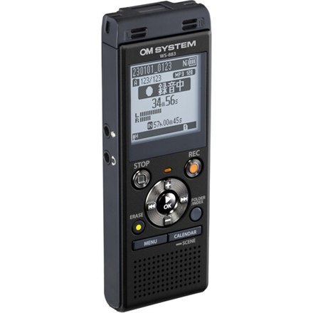 Olympus | Digital Voice Recorder | WS-883 | Black | MP3 playback Olympus | Digital Voice Recorder | WS-883 | Black | MP3 playback