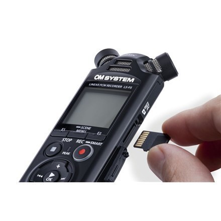 Olympus | Linear PCM Recorder | LS-P5 | Black | Microphone connection | MP3 playback | Rechargeable | FLAC / PCM (WAV) / MP3 | 5 Olympus | Linear PCM Recorder | LS-P5 | Black | Microphone connection | MP3 playback | Rechargeable | FLAC / PCM (WAV) / MP3 | 5