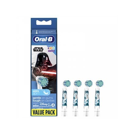 Oral-B | EB10 4 Star wars | Wymiana szczoteczki | Główki | Dla dzieci | Liczba główek szczoteczki w zestawie 4 | Liczba trybów s Oral-B | EB10 4 Star wars | Wymiana szczoteczki | Główki | Dla dzieci | Liczba główek szczoteczki w zestawie 4 | Liczba trybów s