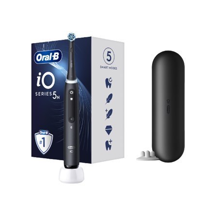 Oral-B | Elektryczna szczoteczka do zębów | iO5 | Akumulatorowa | Dla dorosłych | Liczba główek szczoteczki w zestawie 1 | Liczb Oral-B | Elektryczna szczoteczka do zębów | iO5 | Akumulatorowa | Dla dorosłych | Liczba główek szczoteczki w zestawie 1 | Liczb
