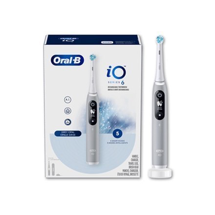 Oral-B | Szczoteczka do zębów | iO Seria 6 | Akumulatorowa | Dla dorosłych | Liczba główek szczoteczki w zestawie 1 | Liczba try Oral-B | Szczoteczka do zębów | iO Seria 6 | Akumulatorowa | Dla dorosłych | Liczba główek szczoteczki w zestawie 1 | Liczba try