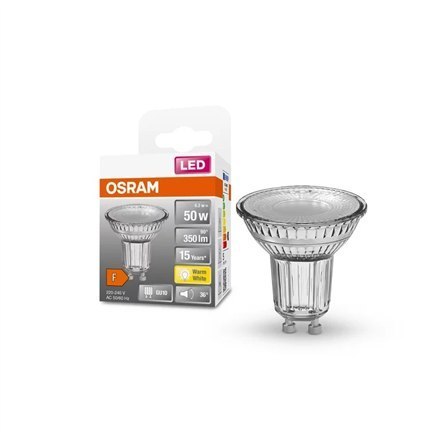 Osram Parathom Reflector LED 50 nie-dim 36° 4,3W/827 GU10 żarówka Osram | Parathom Reflector LED | GU10 | 4.3 W | ciepła biel Osram Parathom Reflector LED 50 nie-dim 36° 4,3W/827 GU10 żarówka Osram | Parathom Reflector LED | GU10 | 4.3 W | ciepła biel