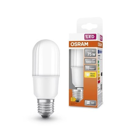 Osram Parathom Stick LED FR 75, nieściemniająca 9W/827 lampa LED E27 | Ciepły biały Osram Parathom Stick LED FR 75, nieściemniająca 9W/827 lampa LED E27 | Ciepły biały