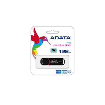 Pamięć USB ADATA UV150 o pojemności 128 GB z interfejsem USB 3.0 - Kolor Czarny Pamięć USB ADATA UV150 o pojemności 128 GB z interfejsem USB 3.0 - Kolor Czarny