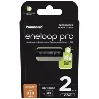 Panasonic | AAA | 930 mAh | 2 pc(s) | ENELOOP Pro BK-4HCDE/2BE
