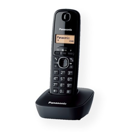 Panasonic | Cordless | KX-TG1611FXH | Built-in display | Caller ID | Black | Phonebook capacity 50 entries | Wireless connection Panasonic | Cordless | KX-TG1611FXH | Built-in display | Caller ID | Black | Phonebook capacity 50 entries | Wireless connection