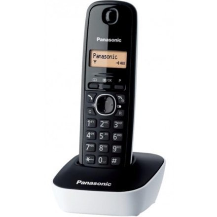 Panasonic | Cordless | KX-TG1611FXW | Built-in display | Caller ID | Black/White | Phonebook capacity 50 entries | Wireless conn Panasonic | Cordless | KX-TG1611FXW | Built-in display | Caller ID | Black/White | Phonebook capacity 50 entries | Wireless conn