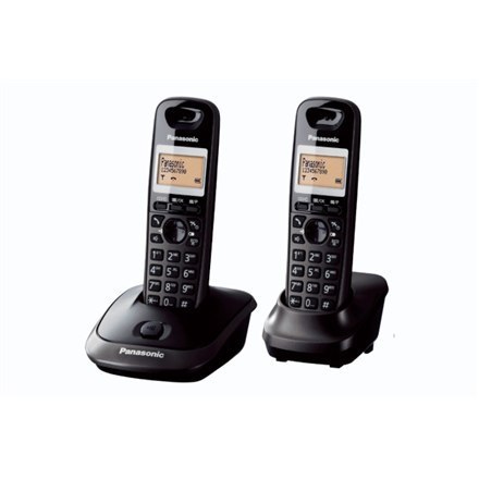 Panasonic | Cordless | KX-TG2512FXT | Built-in display | Caller ID | Black | Conference call | Phonebook capacity 50 entries | S Panasonic | Cordless | KX-TG2512FXT | Built-in display | Caller ID | Black | Conference call | Phonebook capacity 50 entries | S