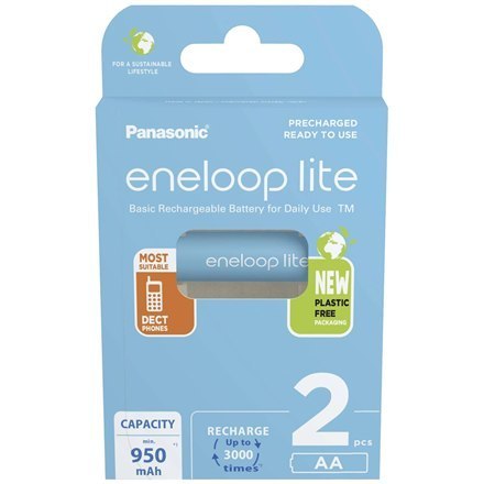 Panasonic | ENELOOP Lite BK-3LCCE/2BE | AA | 950 mAh | 2 pc(s) Panasonic | ENELOOP Lite BK-3LCCE/2BE | AA | 950 mAh | 2 pc(s)