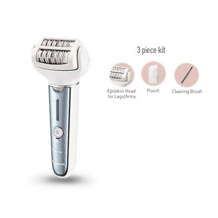 Panasonic | ES-EL2A-A503 | Epilator | Operating time (max) 30 min | Number of power levels 3 | Wet & Dry | Grey/White Panasonic | ES-EL2A-A503 | Epilator | Operating time (max) 30 min | Number of power levels 3 | Wet & Dry | Grey/White