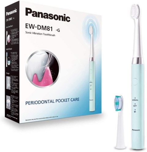 Panasonic | EW-DM81-G503 | Elektryczna szczoteczka do zębów | Akumulatorowa | Dla dorosłych | Liczba główek szczoteczki w zestaw Panasonic | EW-DM81-G503 | Elektryczna szczoteczka do zębów | Akumulatorowa | Dla dorosłych | Liczba główek szczoteczki w zestaw
