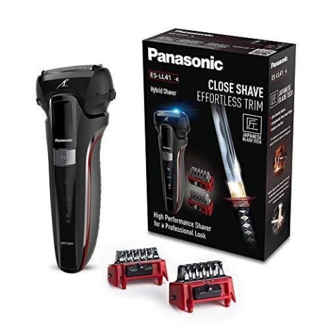 Panasonic | Golarka | ES-LL41-K503 | Czas pracy (maks.) 50 min | Na mokro i sucho | Litowo-jonowa | Czarna Panasonic | Golarka | ES-LL41-K503 | Czas pracy (maks.) 50 min | Na mokro i sucho | Litowo-jonowa | Czarna