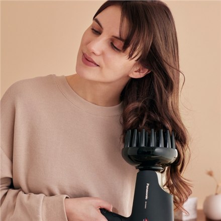 Panasonic | Hair Dryer | EH-NA9J-K825 Nanoe | 1800 W | Number of temperature settings 4 | Diffuser nozzle | Black/Gold Panasonic | Hair Dryer | EH-NA9J-K825 Nanoe | 1800 W | Number of temperature settings 4 | Diffuser nozzle | Black/Gold
