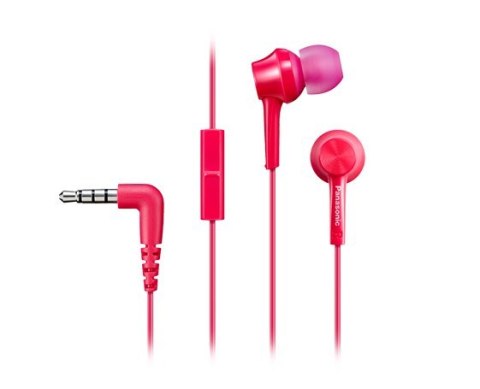 Panasonic | RP-TCM115E-P | Canal type | Wired | In-ear | Microphone | Red Panasonic | RP-TCM115E-P | Canal type | Wired | In-ear | Microphone | Red
