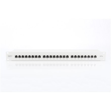 Panel krosowy Digitus | CAT 6A, ekranowany, 1U, 24-portowy | RJ45, 8P8C | szary Panel krosowy Digitus | CAT 6A, ekranowany, 1U, 24-portowy | RJ45, 8P8C | szary