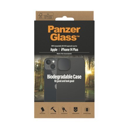 PanzerGlass | Back cover for mobile phone | Apple iPhone 14 Plus | Black PanzerGlass | Back cover for mobile phone | Apple iPhone 14 Plus | Black