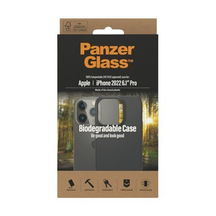 PanzerGlass | Back cover for mobile phone | Apple iPhone 14 Pro | Black PanzerGlass | Back cover for mobile phone | Apple iPhone 14 Pro | Black