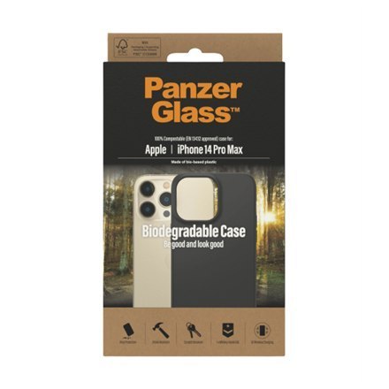 PanzerGlass | Back cover for mobile phone | Apple iPhone 14 Pro Max | Black PanzerGlass | Back cover for mobile phone | Apple iPhone 14 Pro Max | Black