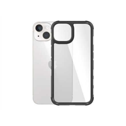 PanzerGlass | Back cover for mobile phone - MagSafe compatibility | Apple iPhone 14 | Black | Transparent PanzerGlass | Back cover for mobile phone - MagSafe compatibility | Apple iPhone 14 | Black | Transparent