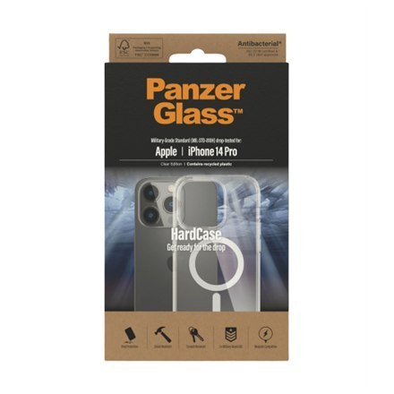 PanzerGlass | Back cover for mobile phone - MagSafe compatibility | Apple iPhone 14 Pro | Transparent PanzerGlass | Back cover for mobile phone - MagSafe compatibility | Apple iPhone 14 Pro | Transparent