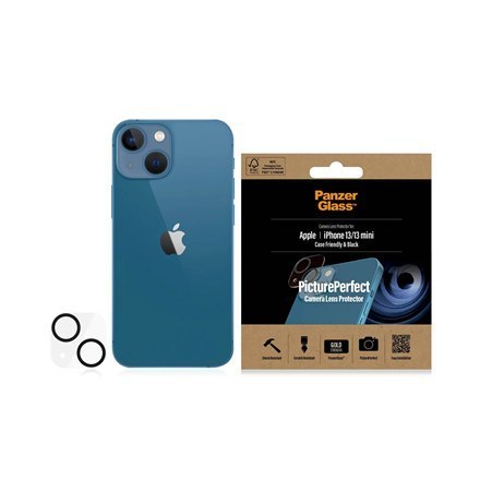 PanzerGlass | Lens protector | Apple iPhone 13 | Black | Transparent PanzerGlass | Lens protector | Apple iPhone 13 | Black | Transparent