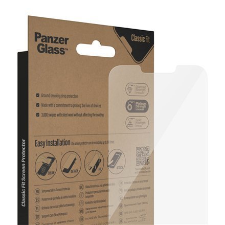 PanzerGlass | Ochraniacz ekranu | Apple | iPhone 14 Plus/13 Pro Max | Szkło | Przezroczyste | Klasyczne dopasowanie PanzerGlass | Ochraniacz ekranu | Apple | iPhone 14 Plus/13 Pro Max | Szkło | Przezroczyste | Klasyczne dopasowanie
