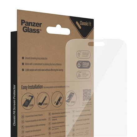 PanzerGlass | Ochraniacz ekranu - szkło | Apple iPhone 14 Pro Max | Politereftalan etylenu (PET) | Przezroczysty PanzerGlass | Ochraniacz ekranu - szkło | Apple iPhone 14 Pro Max | Politereftalan etylenu (PET) | Przezroczysty