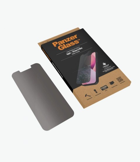 PanzerGlass | Ochraniacz ekranu - szkło - z filtrem prywatności | Apple iPhone 13 mini | Szkło hartowane | Przezroczysty PanzerGlass | Ochraniacz ekranu - szkło - z filtrem prywatności | Apple iPhone 13 mini | Szkło hartowane | Przezroczysty