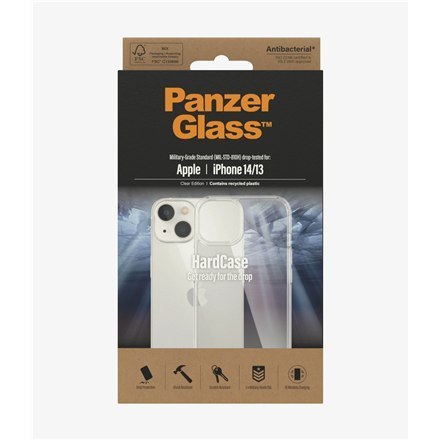 PanzerGlass | Pokrowiec na telefon komórkowy | Apple iPhone 13, 14 | Przezroczysty PanzerGlass | Pokrowiec na telefon komórkowy | Apple iPhone 13, 14 | Przezroczysty