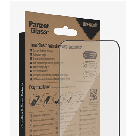 PanzerGlass | Screen protector - glass | Apple iPhone 13, 13 Pro, 14 | Polyethylene terephthalate (PET) | Black | Transparent PanzerGlass | Screen protector - glass | Apple iPhone 13, 13 Pro, 14 | Polyethylene terephthalate (PET) | Black | Transparent