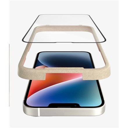 PanzerGlass | Screen protector - glass | Apple iPhone 13, 13 Pro, 14 | Polyethylene terephthalate (PET) | Black | Transparent PanzerGlass | Screen protector - glass | Apple iPhone 13, 13 Pro, 14 | Polyethylene terephthalate (PET) | Black | Transparent