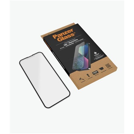 PanzerGlass | Screen protector - glass | Apple iPhone 13, 13 Pro | Glass | Black | Transparent PanzerGlass | Screen protector - glass | Apple iPhone 13, 13 Pro | Glass | Black | Transparent