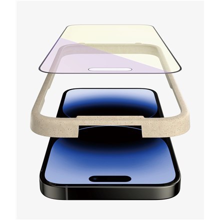 PanzerGlass | Screen protector - glass | Apple iPhone 14 Pro | Glass | Black | Transparent PanzerGlass | Screen protector - glass | Apple iPhone 14 Pro | Glass | Black | Transparent