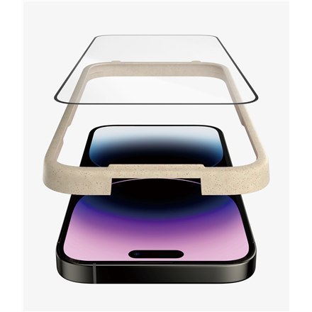 PanzerGlass | Screen protector - glass | Apple iPhone 14 Pro Max | Glass | Black | Transparent PanzerGlass | Screen protector - glass | Apple iPhone 14 Pro Max | Glass | Black | Transparent