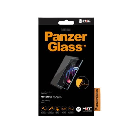 PanzerGlass | Screen protector - glass | Motorola Edge 20 Pro | Tempered glass | Black | Transparent PanzerGlass | Screen protector - glass | Motorola Edge 20 Pro | Tempered glass | Black | Transparent