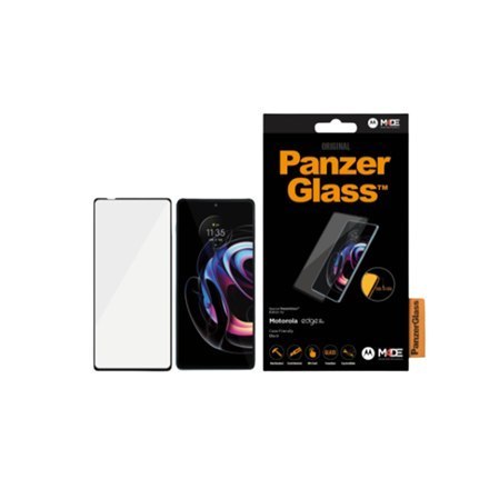 PanzerGlass | Screen protector - glass | Motorola Edge 20 Pro | Tempered glass | Black | Transparent PanzerGlass | Screen protector - glass | Motorola Edge 20 Pro | Tempered glass | Black | Transparent
