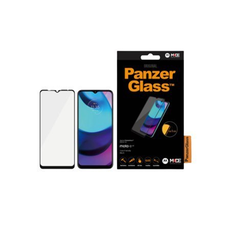 PanzerGlass | Screen protector - glass | Motorola Moto E20 | Black | Transparent PanzerGlass | Screen protector - glass | Motorola Moto E20 | Black | Transparent
