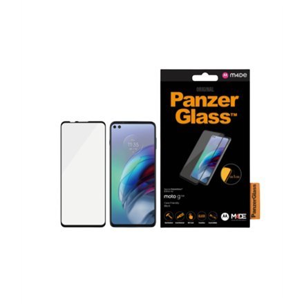 PanzerGlass | Screen protector - glass | Motorola Moto G100 | Tempered glass | Black | Transparent PanzerGlass | Screen protector - glass | Motorola Moto G100 | Tempered glass | Black | Transparent