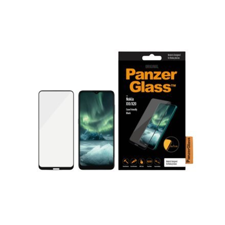 PanzerGlass | Screen protector - glass | Nokia X10, X20 | Tempered glass | Black | Transparent PanzerGlass | Screen protector - glass | Nokia X10, X20 | Tempered glass | Black | Transparent