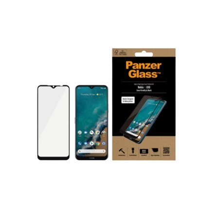 PanzerGlass | Screen protector - glass | Nokia G50 | Black | Transparent PanzerGlass | Screen protector - glass | Nokia G50 | Black | Transparent