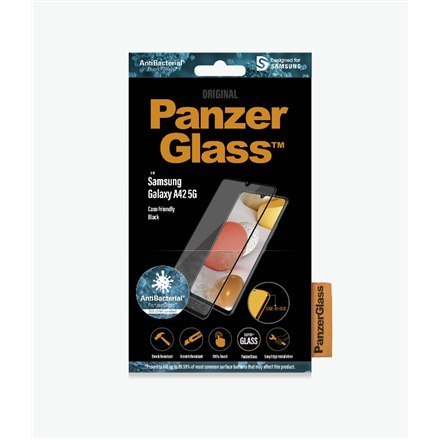 PanzerGlass | Screen protector - glass | Samsung Galaxy A42 5G | Glass | Black | Transparent PanzerGlass | Screen protector - glass | Samsung Galaxy A42 5G | Glass | Black | Transparent