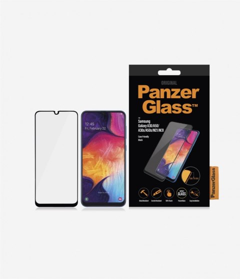 PanzerGlass | Screen protector - glass | Samsung Galaxy A50 | Tempered glass | Black | Transparent PanzerGlass | Screen protector - glass | Samsung Galaxy A50 | Tempered glass | Black | Transparent