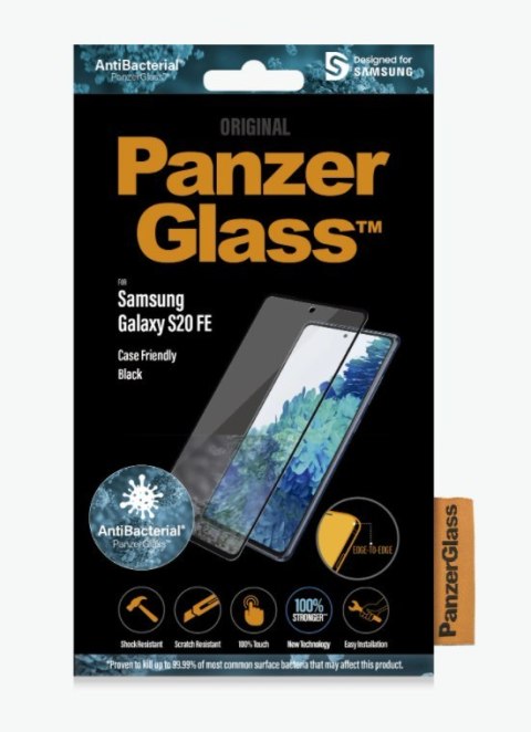 PanzerGlass | Screen protector - glass | Samsung Galaxy S20 FE, S20 FE 5G | Tempered glass | Black | Transparent PanzerGlass | Screen protector - glass | Samsung Galaxy S20 FE, S20 FE 5G | Tempered glass | Black | Transparent